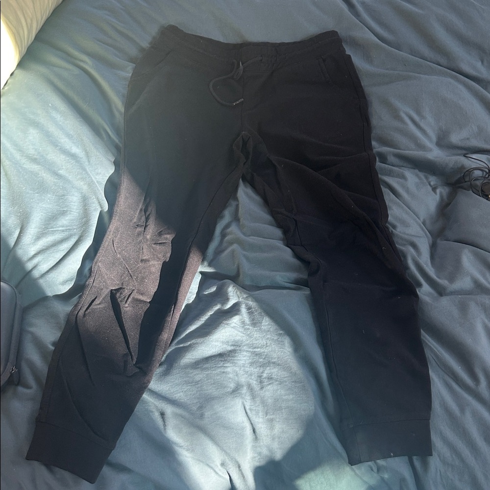 American Giant black Joggers